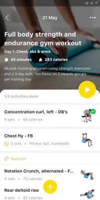 AdriGym android App screenshot 1